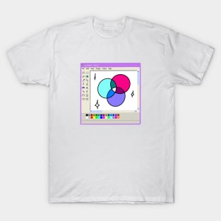 Funky shapes ms paint drawing T-Shirt